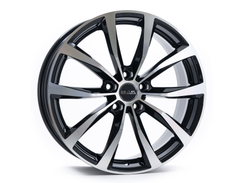 WOLF 6,5 16 42 5x100 MAK 57,10 BLACK MIRROR